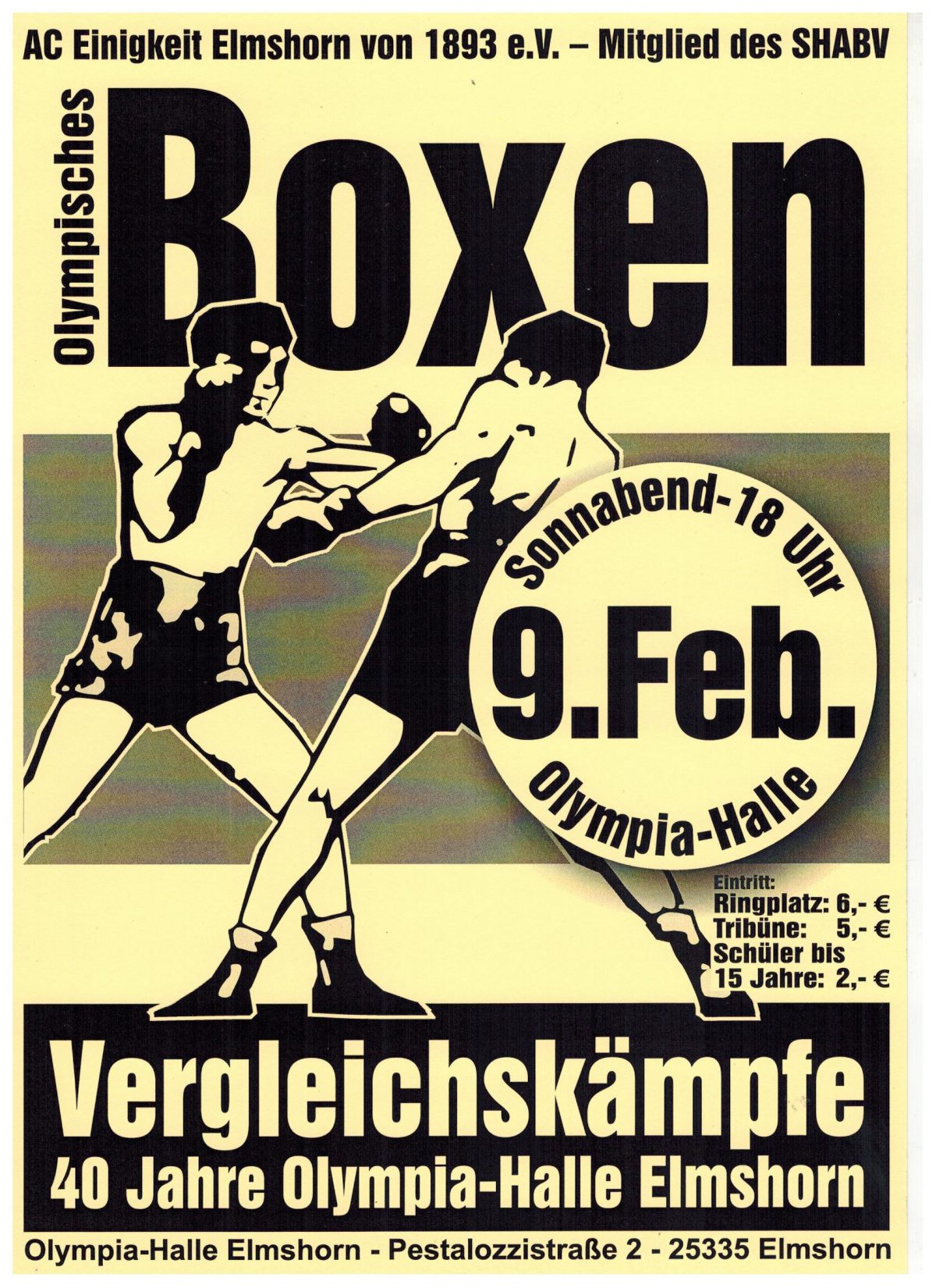 Boxen am 9. Februar 2019 in Elmshorn